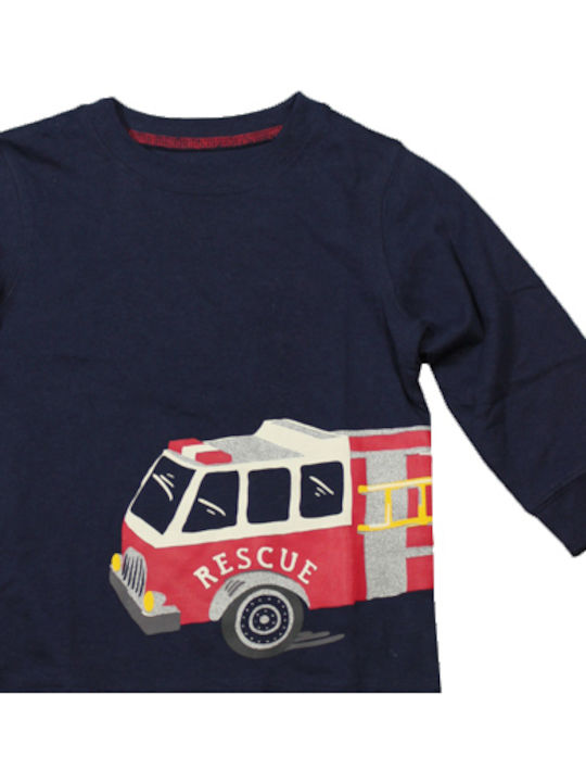 Kids' Shirt Long Sleeve Blue
