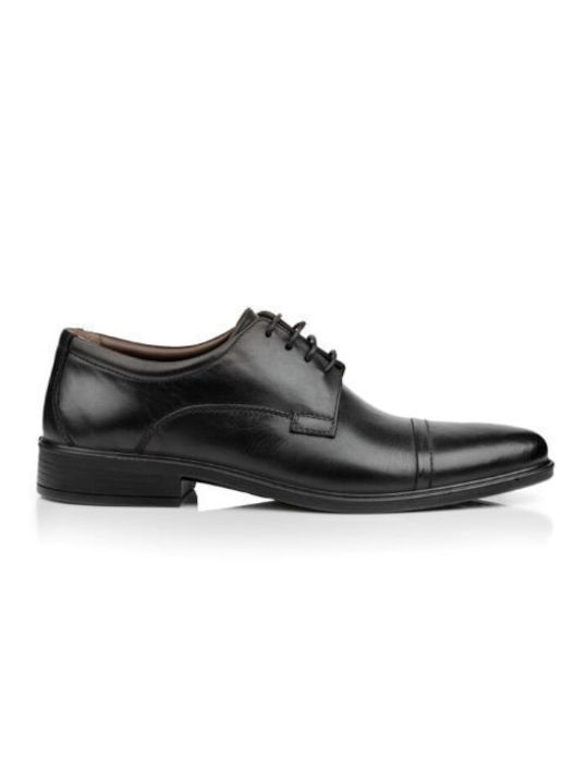 Boxer Men's Leather Casual Shoes Black