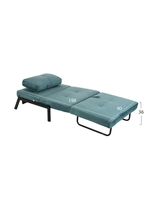 Constance Fotoliu Pat Catifelat Mint Green 95x92x66cm