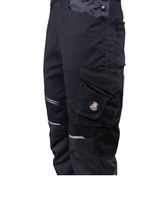 Stenso Work Coveralls Dungarees Black