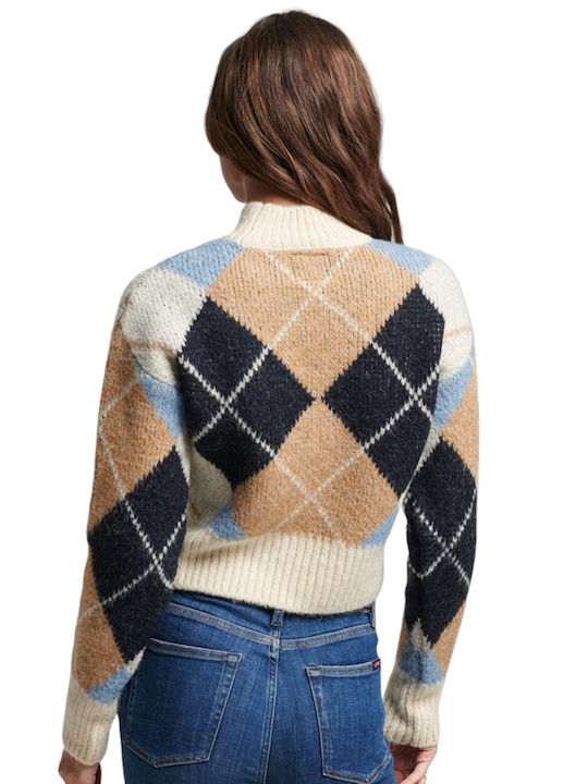 Superdry W D3 Ovin Boxy Women's Long Sleeve Pullover Multicolour