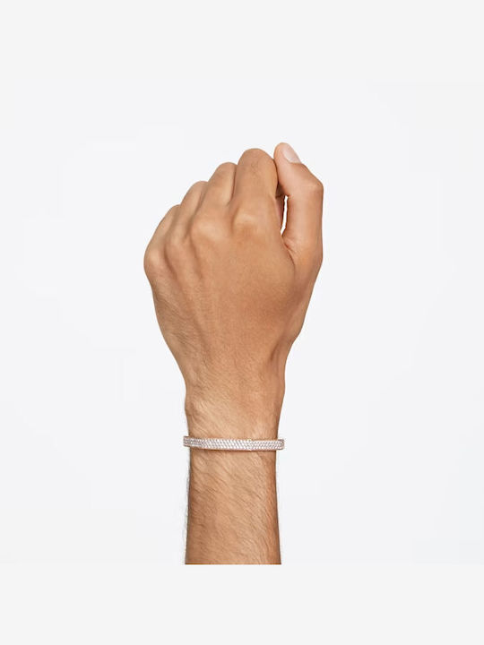 Swarovski Dextera Xl Γυναικείο Βραχιόλι Χειροπέδα Επιχρυσωμένο 18cm