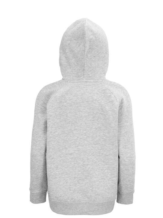 Rock Deal Kids Sweatshirt with Hood Gray