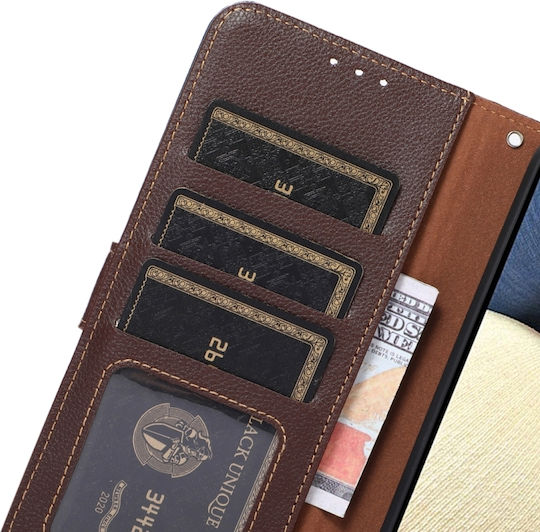 Honor Back Cover Δερμάτινο Καφέ (Honor 50)