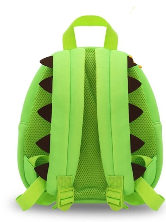 NOHOO 3D Schulranzen Rucksack Kindergarten Grün 27 x 11 x 31cm
