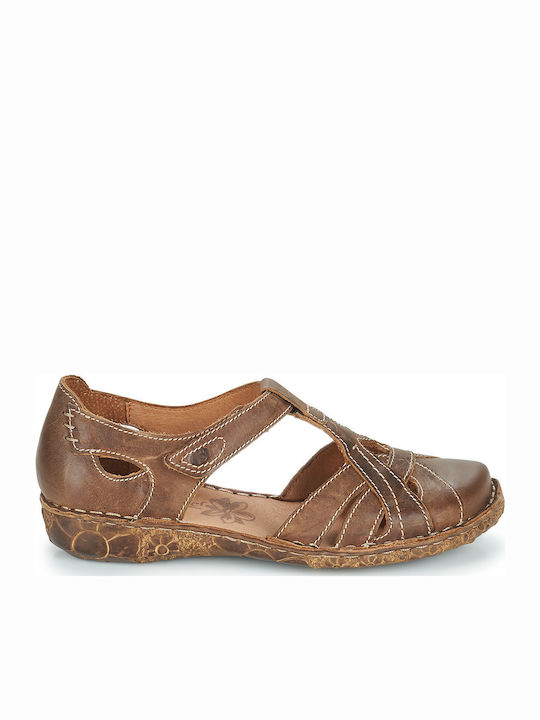 Damen Ballerinas in Braun Farbe