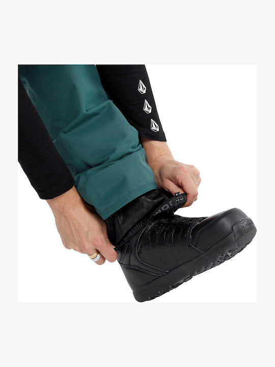 Volcom Hallen H1352410-BSM Дамски Сноуборд-панталони Ски & Сноуборд Зелен