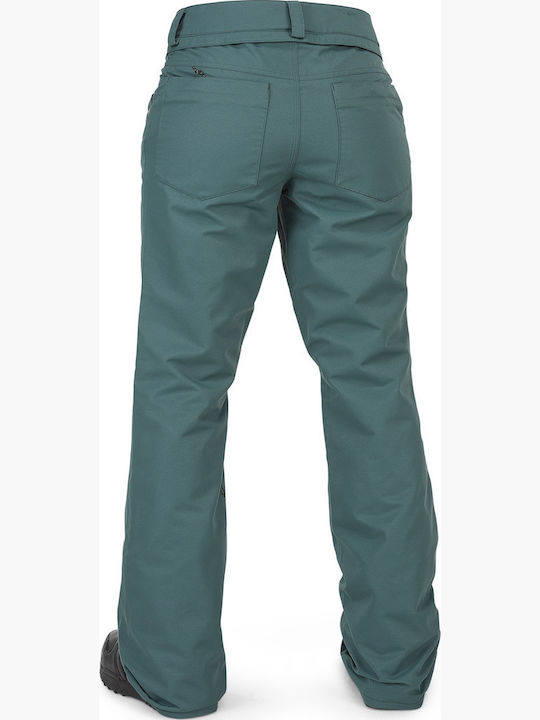 Volcom Hallen H1352410-BSM Дамски Сноуборд-панталони Ски & Сноуборд Зелен