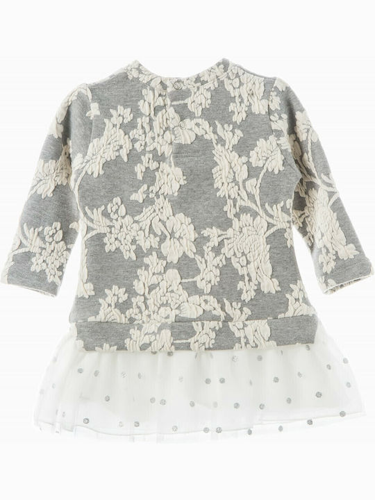 Babylon Kids Dress Polka Dot Grey