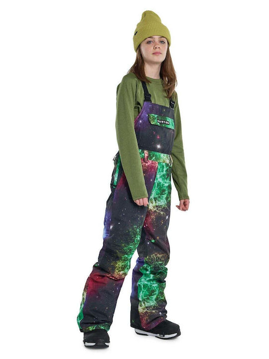 Burton 17150107962 Kids Dungarees for Ski & Snowboard Multicolour
