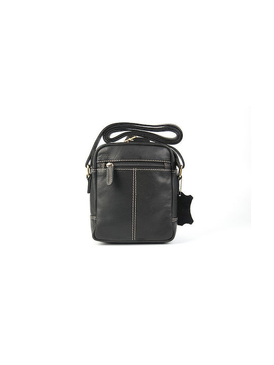 Fetiche Leather Piele Geantă pentru bărbați Umăr / Crossbody Neagră