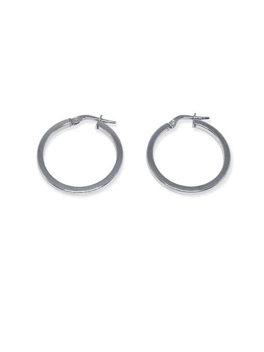 Buhay Earrings Hoops made of Silver