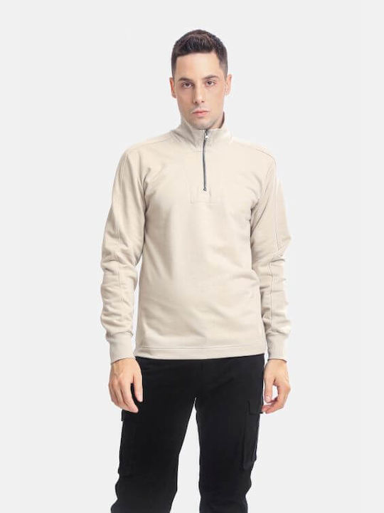 Paco & Co Herren Sweatshirt Beige