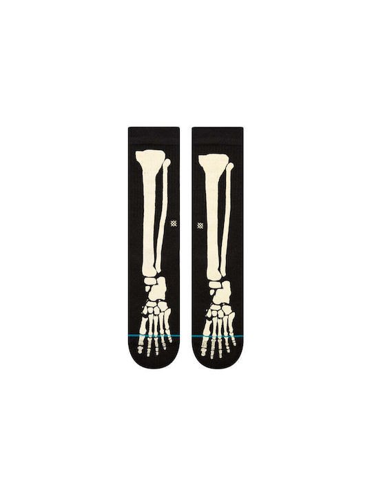 Stance Bonez Crew Sportsocken Schwarz 1 Paar