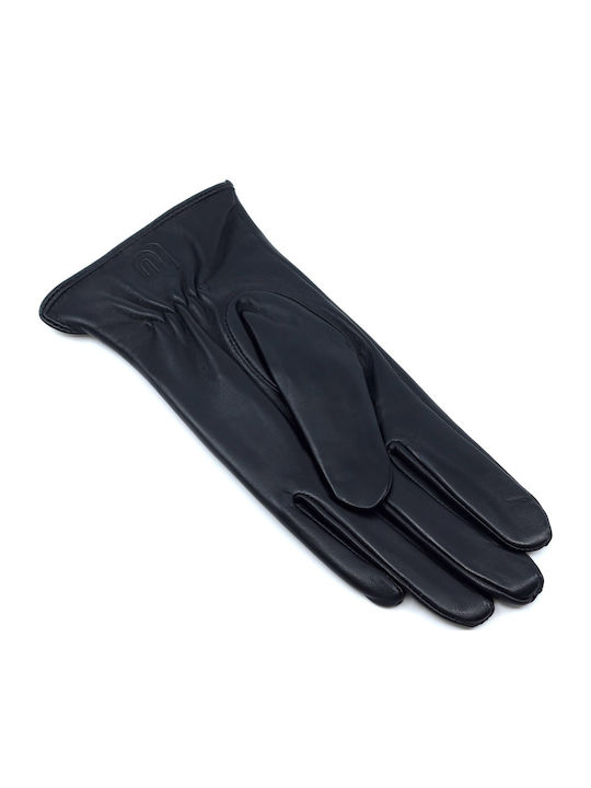 Women's Leather Touch Gloves Black