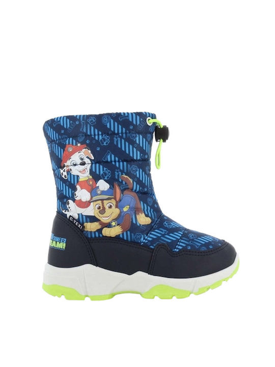 Nickelodeon Kids Snow Boots with Zipper Blue