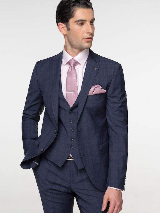 Fragosto Men's Suit Dark Blue