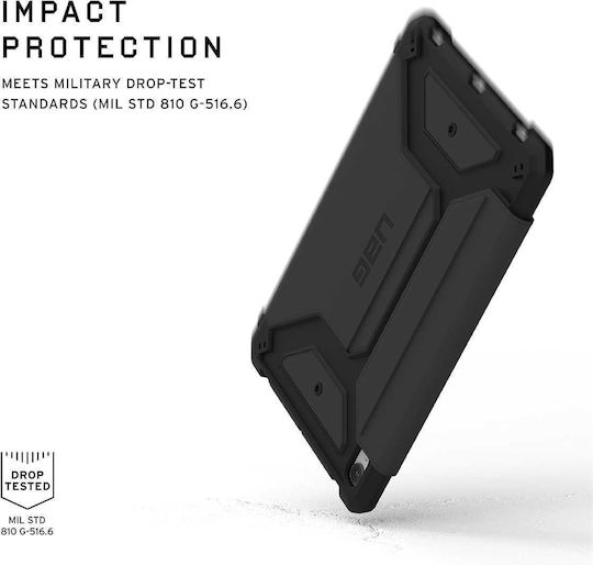 UAG Metropolis SE Flip Cover Ανθεκτική Μαύρη (Galaxy Tab S9)