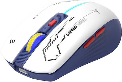 Marvo M796W Drahtlos RGB Gaming Gaming Maus 3200 DPI Weiß