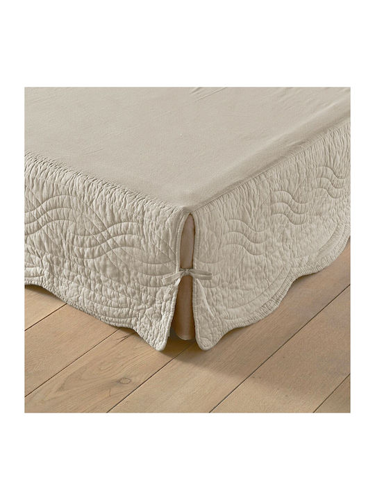 La Redoute Interieurs Husă pentru Baza Patului Alb 90x190cm 1buc 324415453_749_10