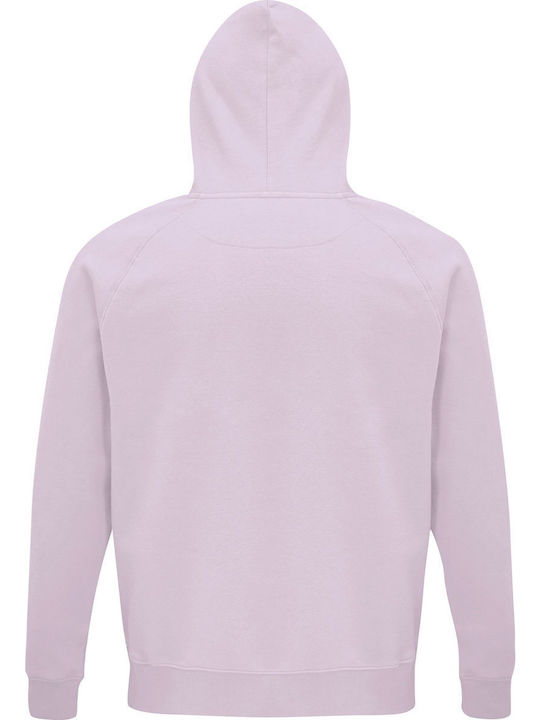 Kapuzenpulli Unisex, Bio "So aufgewacht, Die Geburt der Venus von Sandro Botticelli", cremig rosa