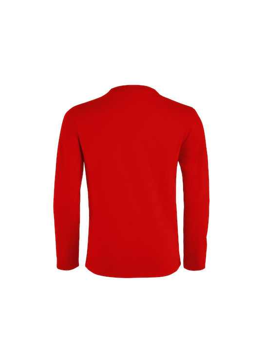 Children's Long Sleeve "Mum Taught me ABC, Dad Taught me LFC", Red