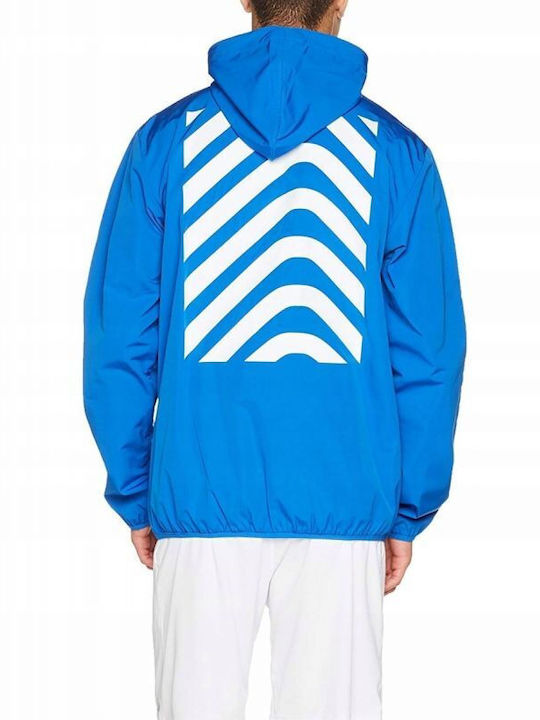 Adidas Nyc Heringbe Men's Jacket Windproof Blue