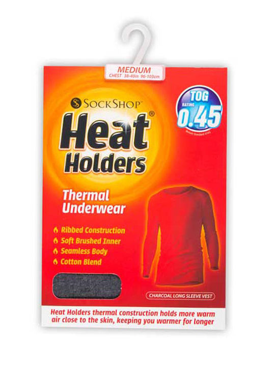 Heat Holders Ανδρική Ισοθερμική Μακρυμάνικη Μπλούζα Γκρι
