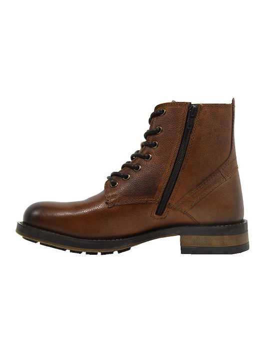 Leder Tabac Braun Stiefel