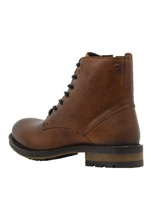 Leder Tabac Braun Stiefel