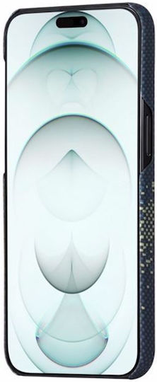 Pitaka Magez Back Cover Aramid Fiber Black (iPhone 15 Pro Max)