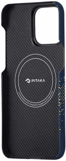 Pitaka Magez Back Cover Aramid Fiber Black (iPhone 15 Pro)
