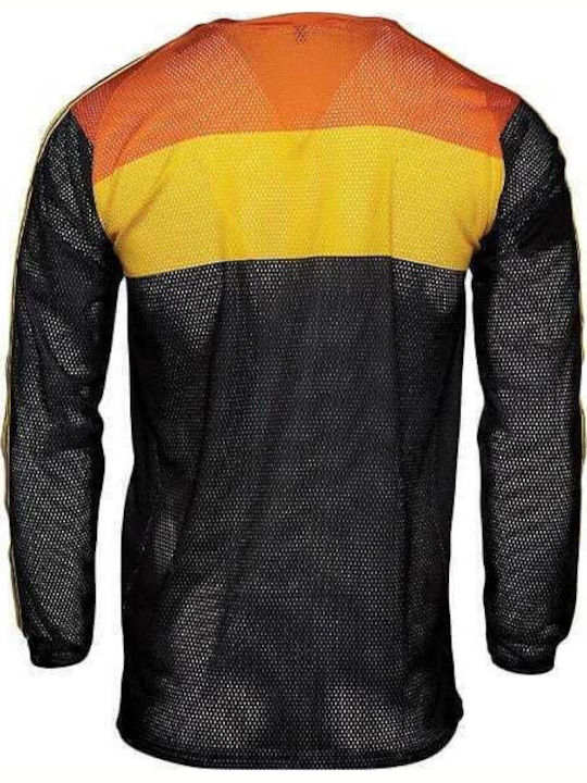 Thor Männer Reittrikot Langärmelig Schwarz Farbe