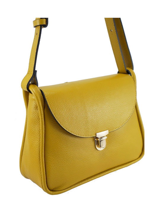 Mybag Leather Women's Bag Crossbody Yellow