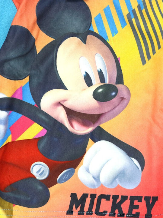 Disney Kinder Schlafanzug Winterlich Fleece Hellblau Mickey Mouse