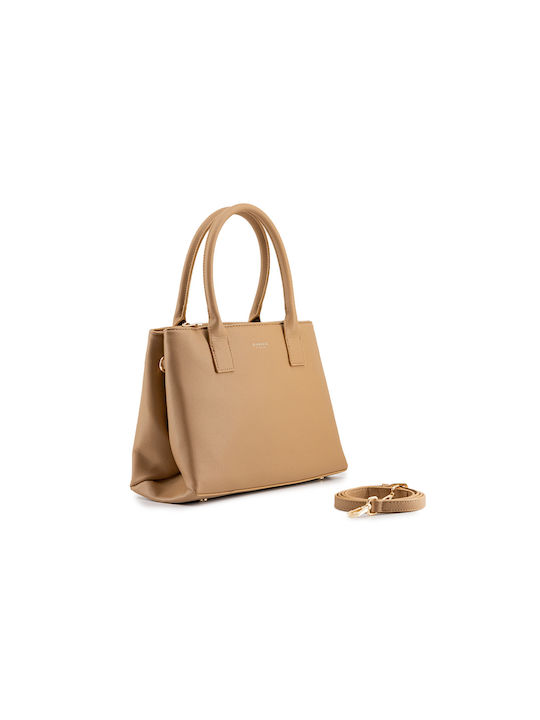 Diana & Co Damen Tasche Schulter Beige