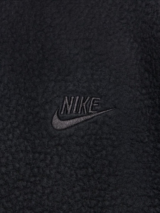 Nike Club+ Sherpa Ανδρικό Φούτερ Μαύρο