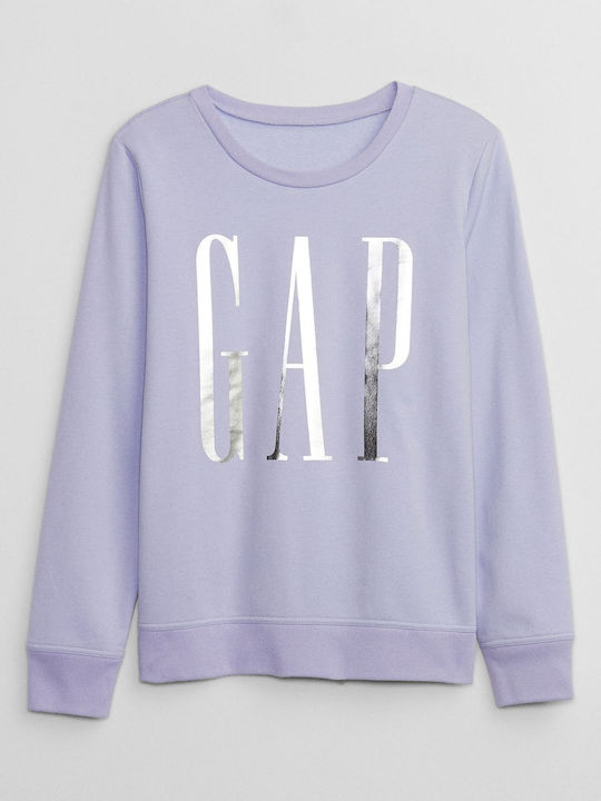 GAP Logo Women's Long Sweatshirt cosmic sky purple