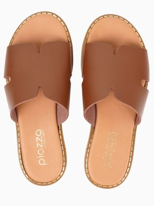 Piazza Shoes Γυναικεία Σανδάλια σε Ταμπά Χρώμα