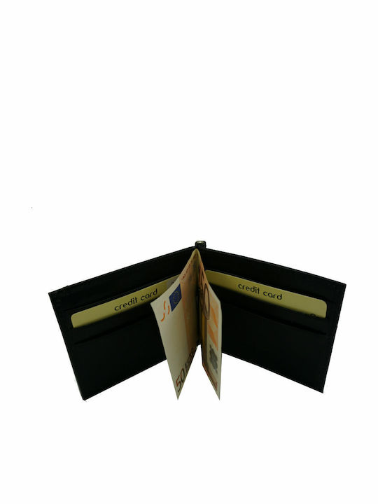 Leather Men's Wallet Cards Black