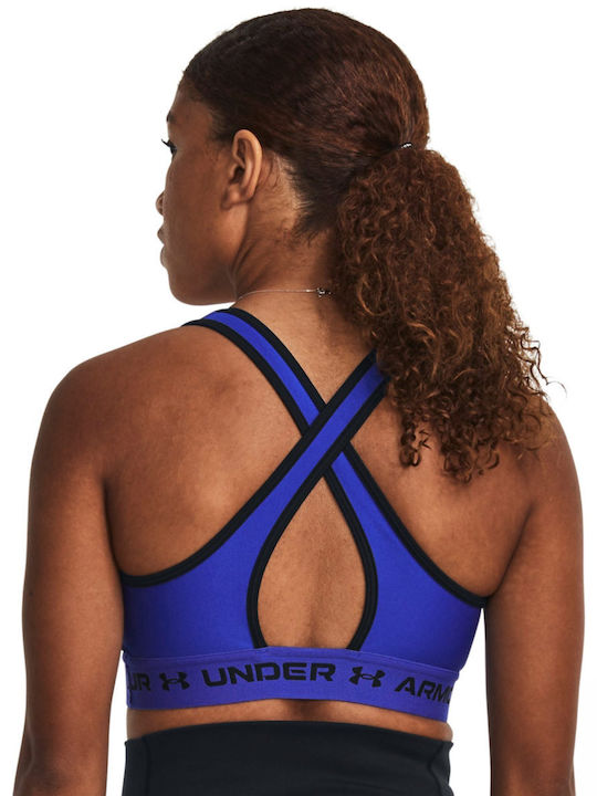 Under Armour Γυναικείο Αθλητικό Μπουστάκι Μπλε. με Αφαιρούμενη Ενίσχυση
