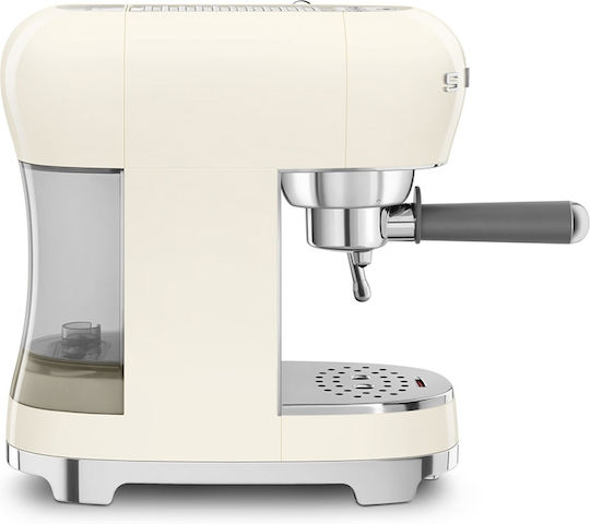 Smeg 1350W Налягане 15бар Cream ECF02CRUK