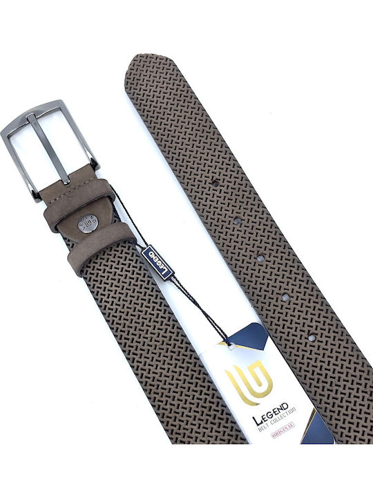 Herren Gürtel Leder Mocha