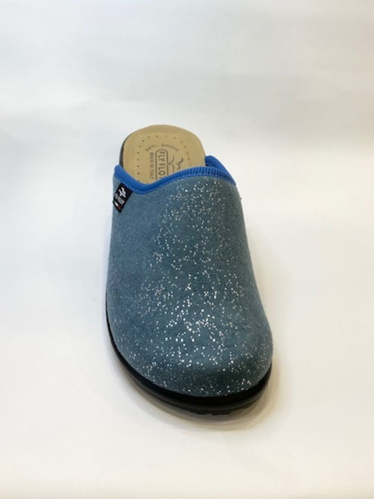 Winter Women's Slippers Light Blue