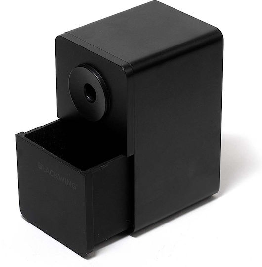 Blackwing Metallisch Anspitzer Schwarz mit Kurbel 1Stück