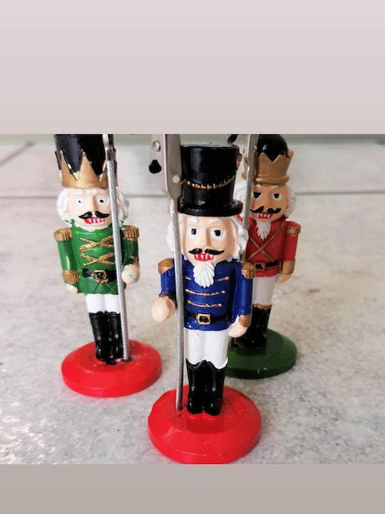 blokker Metal Christmas Nutcracker 9cm Multicolour