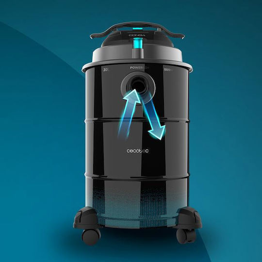 Cecotec Conga Ash 6000 Easygo Xl Ash Vacuum 1500W with 30lt Waste Container