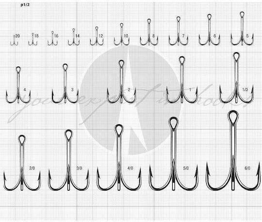 VMC O' Shaughnessy Treble 9617 Ni Fishing Stringer Set 100 Units No20