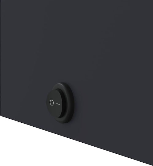 vidaXL Badezimmerspiegel LED mit Regal & Schrank 60x13cm Gray