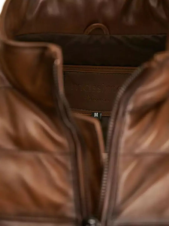 Leather Jacket Tabac Brown